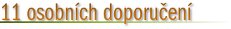 Osobní doporučení